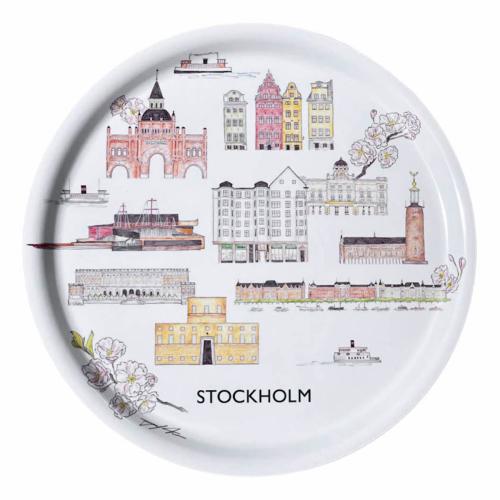 Tehuset Java Stockholm Collection Bricka Rund