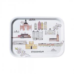 Tehuset Java Stockholm Collection Bricka 27x20cm
