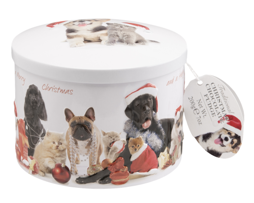 Gardiners Christmas Cat & Dog Chokladfudge 200g