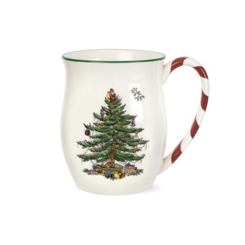 Spode Christmas Mugg Tree Candy Stripe Handle