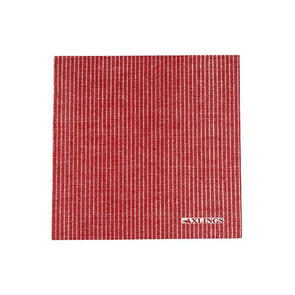 Axlings Middagsservetter Kritstreck Röd 40x40cm