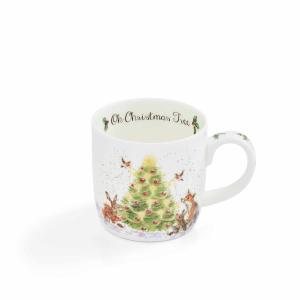 Wrendale mugg Oh Christmas Tree 0,31L