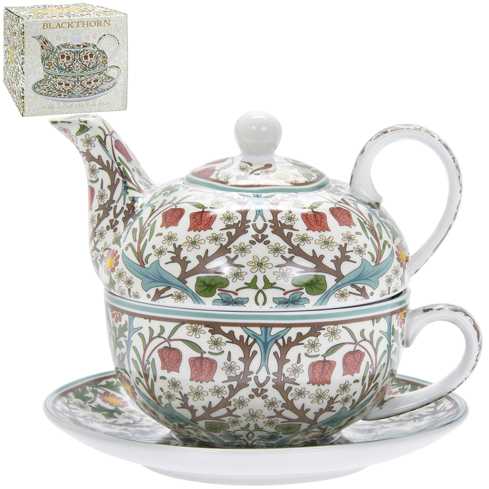 William Morris Blackthorn Tea for one