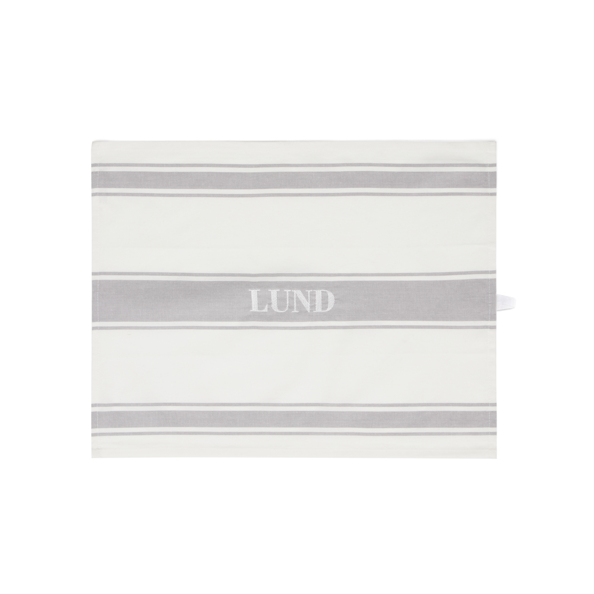 Kökshandduk Lund 45x60 Ljus Grå/Vit