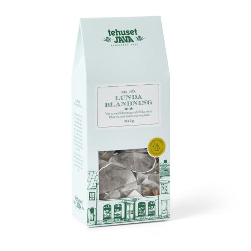 Vit Lundablandning 16 Pack Tepåsar