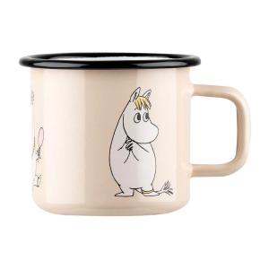 Mumin Emaljmugg 3,7 dl Snorkfröken Retro Beige