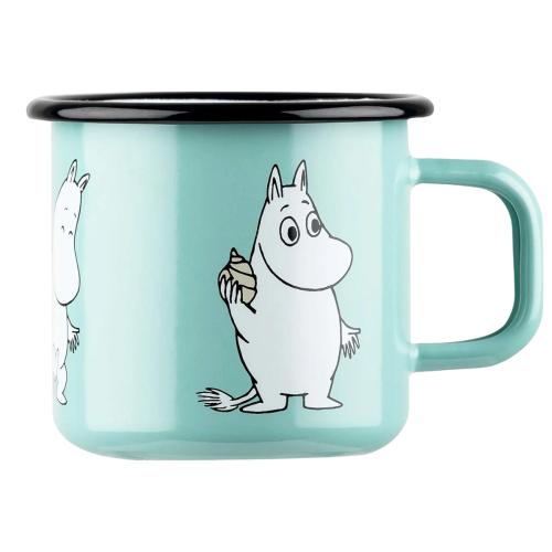 Mumin Emaljmugg 3,7 dl Mumin Retro Mint