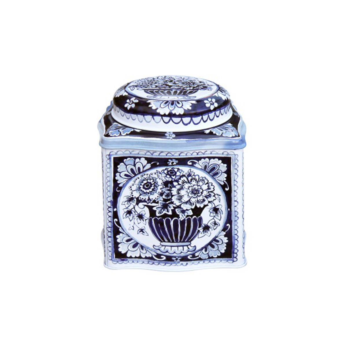 Plåtburk Pagode Blue & White 200g