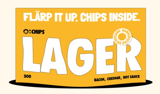Handcrafted Chips Lager 50g