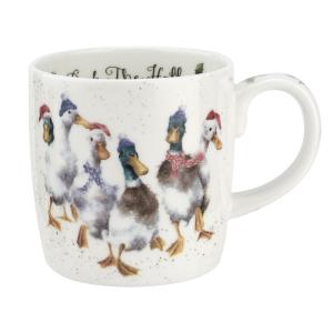 Wrendale Mugg Duck the Halls (ducks) 0,31L