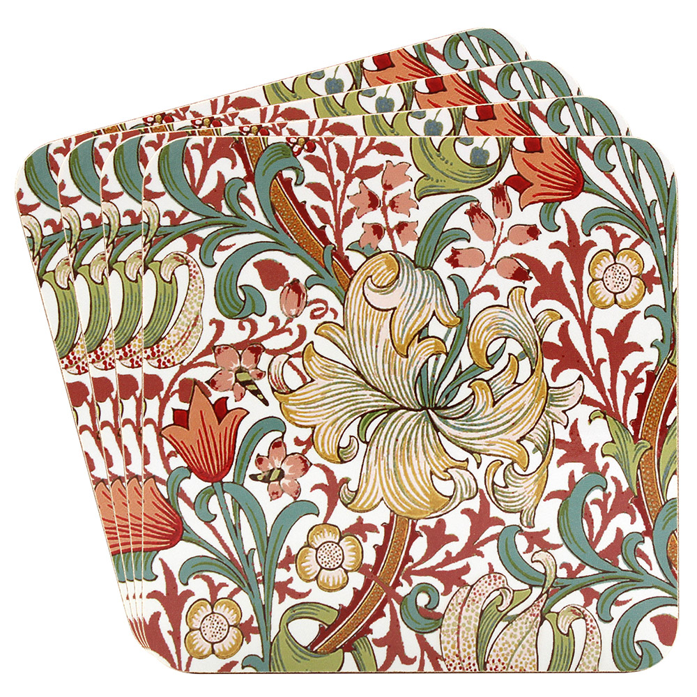 Coasters William Morris Golden Lily 4-pack