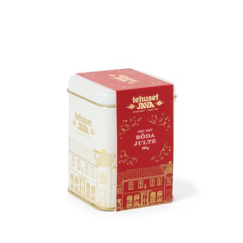 Tehuset Javas Röda julte i plåtburk 100g