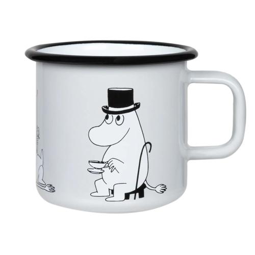 Mumin Emaljmugg 3,7 dl Muminpappa