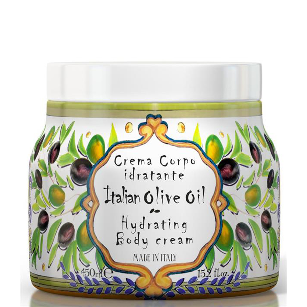 Maioliche Italian Olive Oil Body Cream 450ml