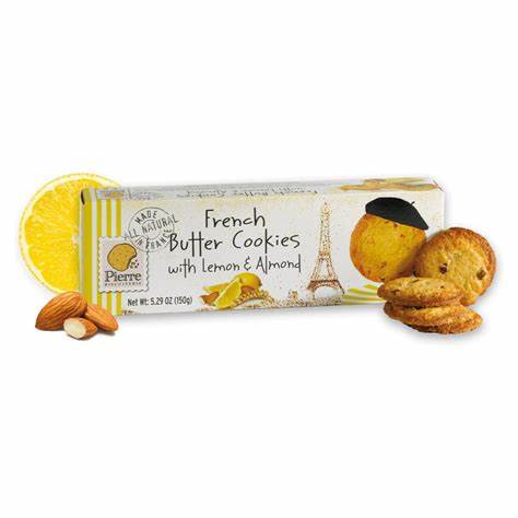 Butter Cookies Lemon & Almond 150g