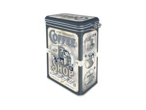 Plåtburk Knäpplock Coffee Shop 400g