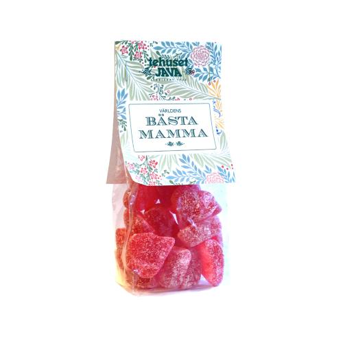 Världens Bästa Mamma Gelehjärtan 150g