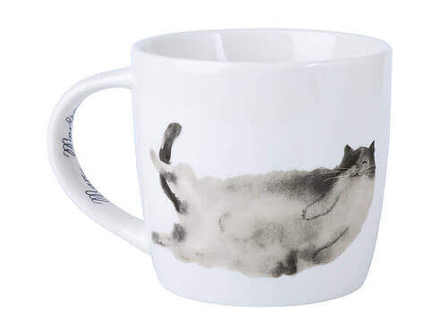 Belly Up Cat Mugg 4dl