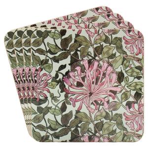 William Morris Coasters Honeysuckle 4-pack