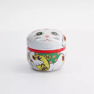 Japansk Teburk Lucky Cat Vit 100g