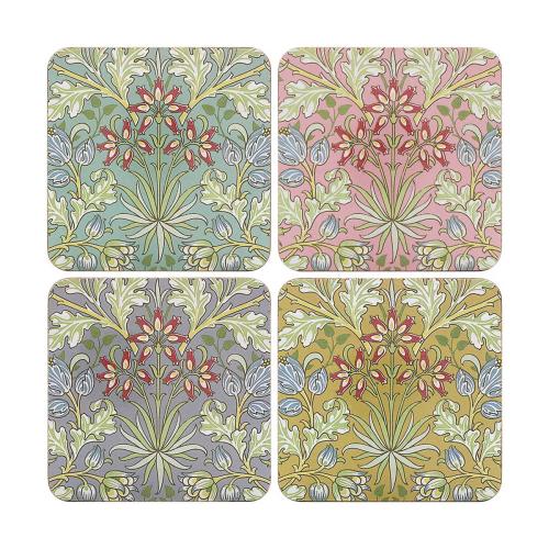 William Morris Coasters Hyacinth Mix 4-Pack
