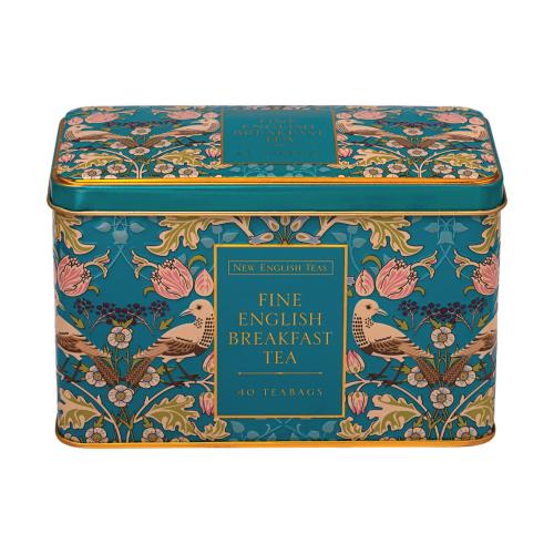 Songthrush Teal English Breakfast 40 Teabag Tin