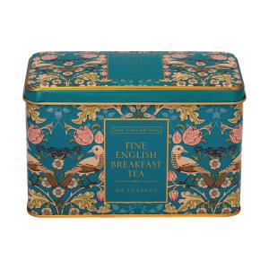 Songthrush Teal English Breakfast 40 Teabag Tin