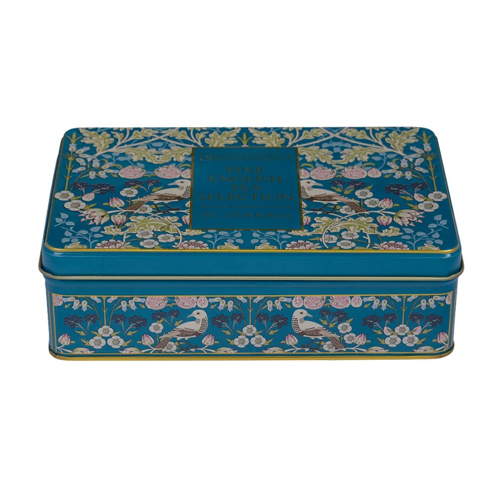 Teal Song Thrush 72 Teabag Selection Tin