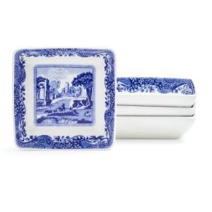 Spode Blue Italian Små Fat 4-Pack
