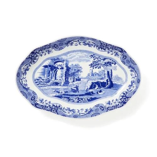 Spode Blue Italian Ovalt Uppläggningsfat 21cm