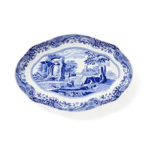 Spode Blue Italian Ovalt Uppläggningsfat 21cm