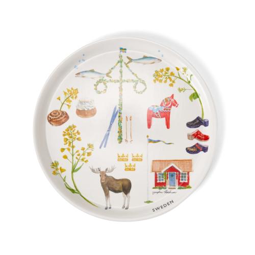 Tehuset Java Sweden Bricka Rund 31cm