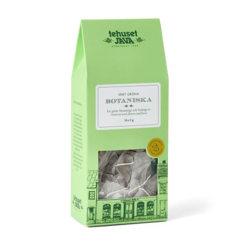 Botaniska grönt te tepåsar 16 st