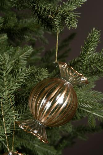 Glaskaramell I Hänge Guld