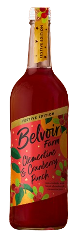 Belvoir Sparkling Clementine & Cranberry alkoholfri 750ml