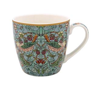 William Morris Strawberry Thief Teal Frukostmugg