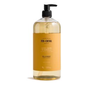 Flytande Marseille Tvål Refill 1000ml Honey & Almond