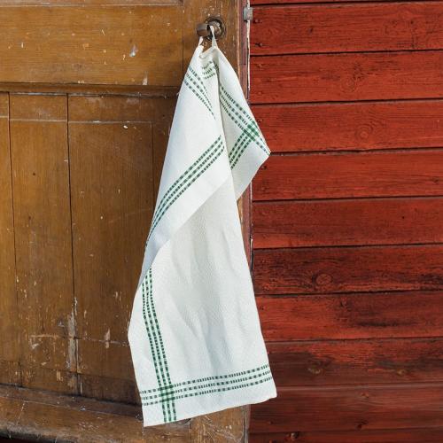 Kökshandduk Daladräll 50x70cm Blekt Grön