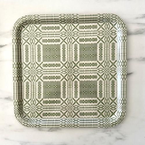 Bricka Norrland Grön 32x32cm