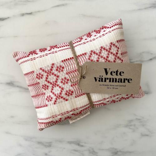 Vetevärmare Sundborn Vit/Röd 50x18cm