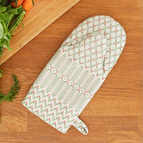 Grytvante Åhldräll Grön Röd 31x15cm