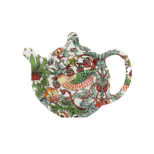 William Morris Tepåsefat Strawberry Thief Vit