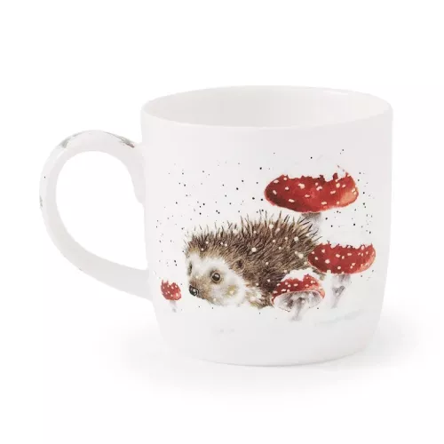 Wrendale Home For Christmas (Hedgehog) Mugg 0.31L