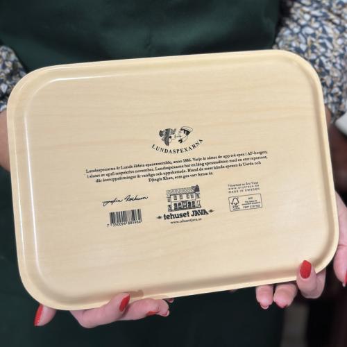 Tehuset Java Lundaspexarna Bricka 27x20cm