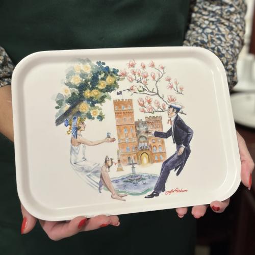 Tehuset Java Lundaspexarna Bricka 27x20cm