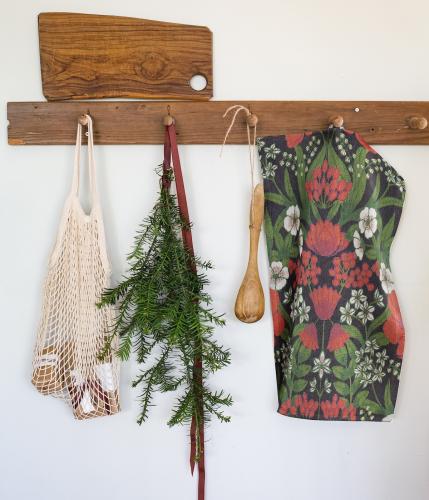 Kökshandduk Julblommor 35x50cm