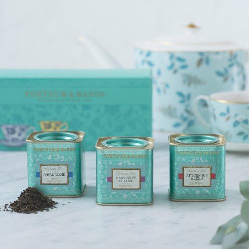 3 Mini Burkar Famous Teas 75g