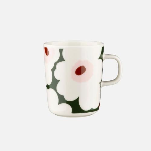 Marimekko Mugg Unikko 2,5dl Grön, Vit, Rosa