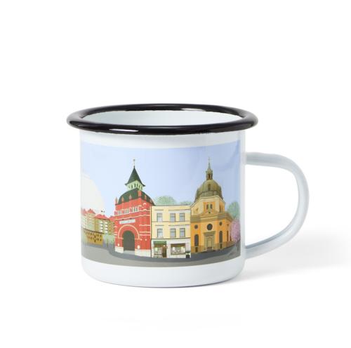 Emaljmugg Stockholm