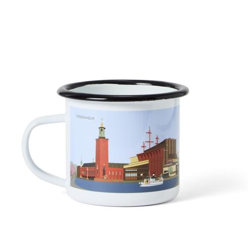 Emaljmugg Stockholm